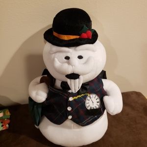 1999 Rudolph the Red Nosed Reindeer. Sam the Snowman Plush.
